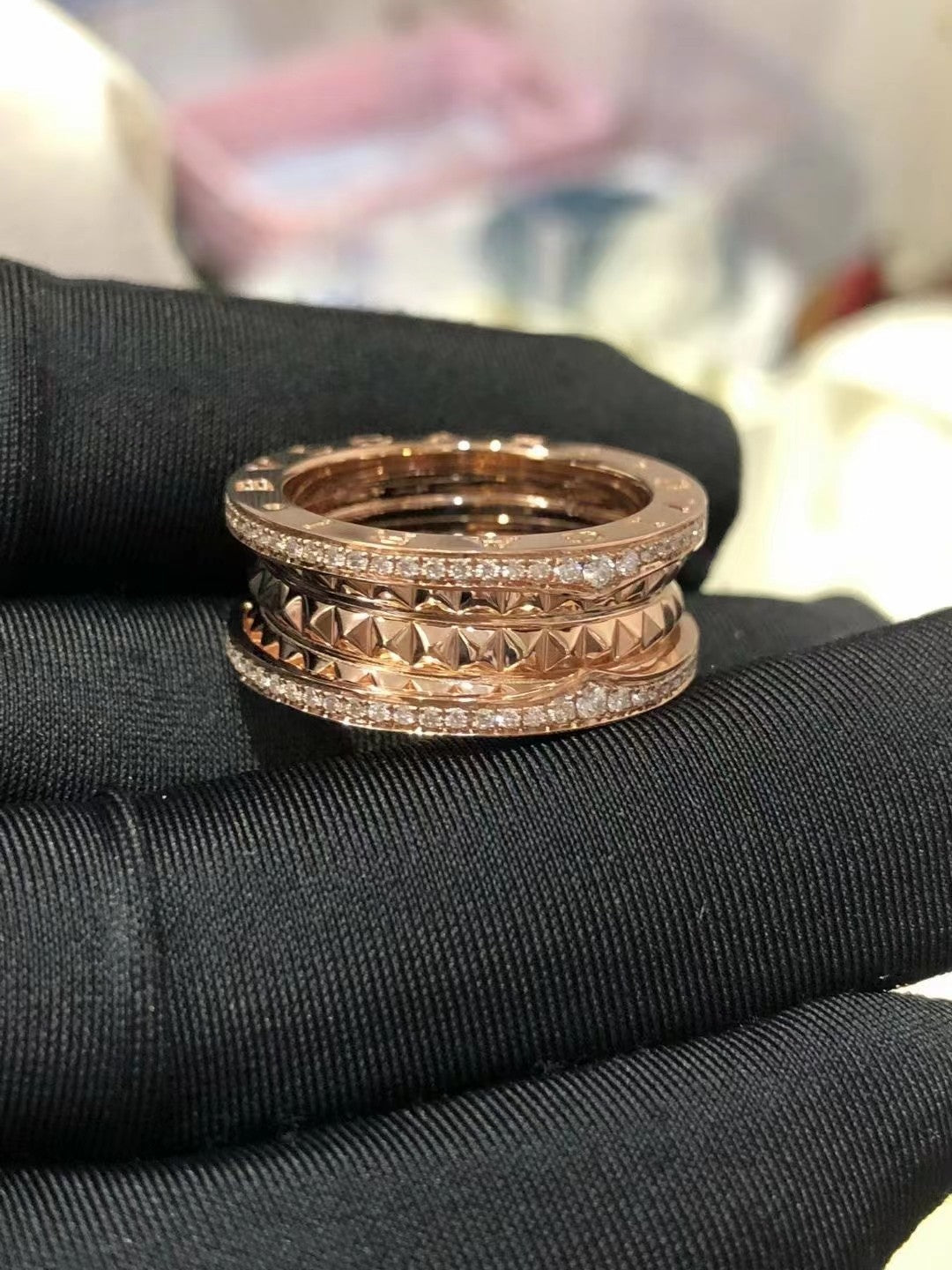 [Psychic Jewelrys]ZERO 1 ROCK DIAMOND PINK GOLD