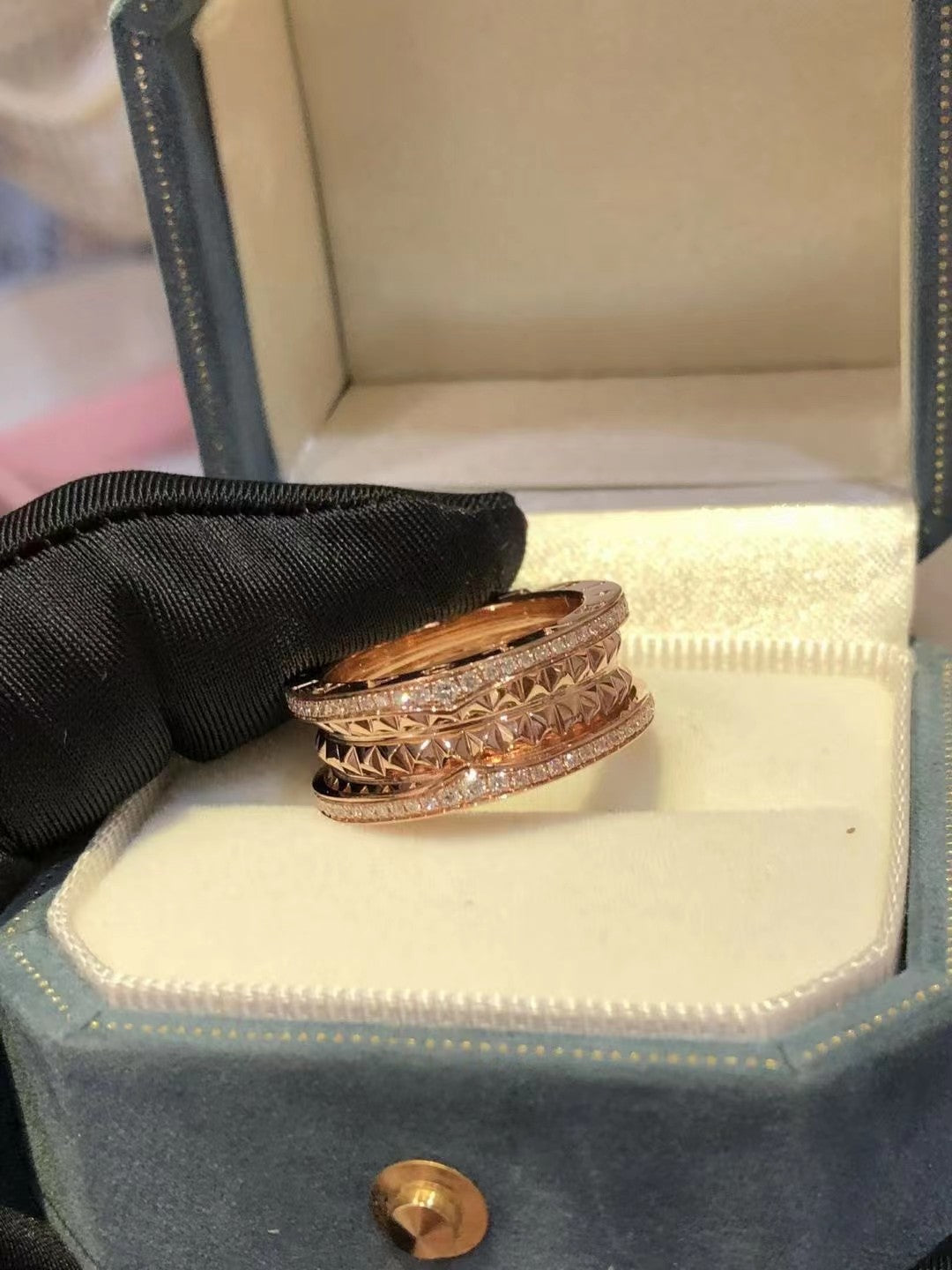 [Psychic Jewelrys]ZERO 1 ROCK DIAMOND PINK GOLD