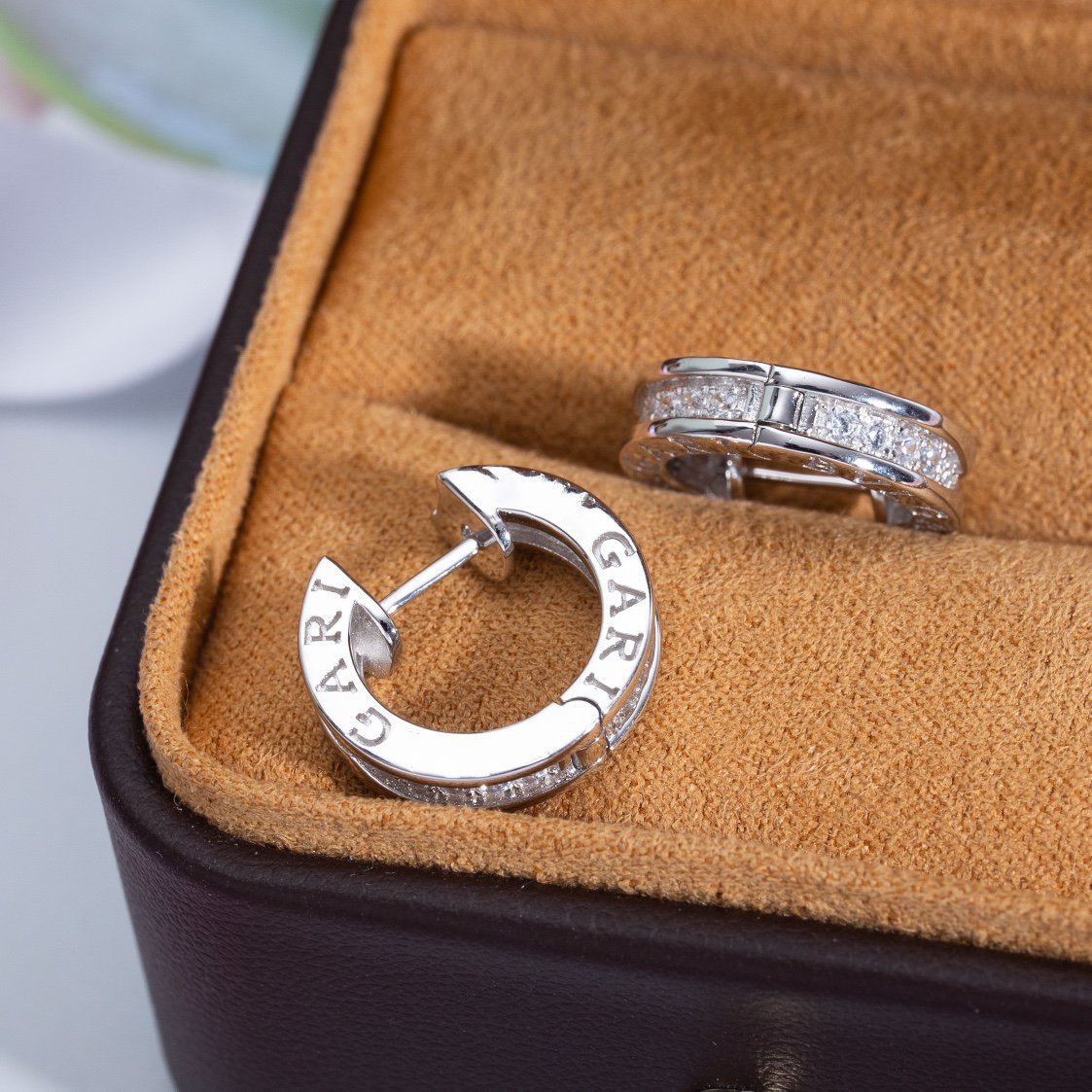 [Psychic Jewelrys]ZERO 1 MINI SILVER DIAMOND EARRINGS