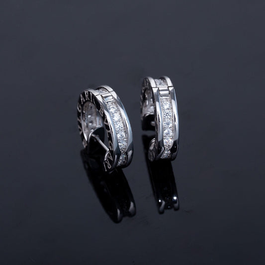 [Psychic Jewelrys]ZERO 1 MINI SILVER DIAMOND EARRINGS