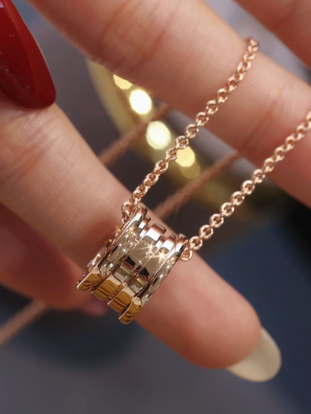 [Psychic Jewelrys]ZERO 1 PINK GOLD NECKLACE