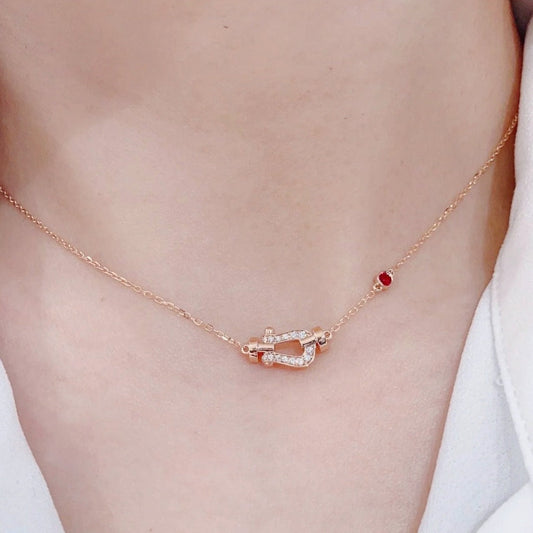 [Psychic Jewelrys]FORCE 10 DIAMOND PINK GOLD NECKLACE