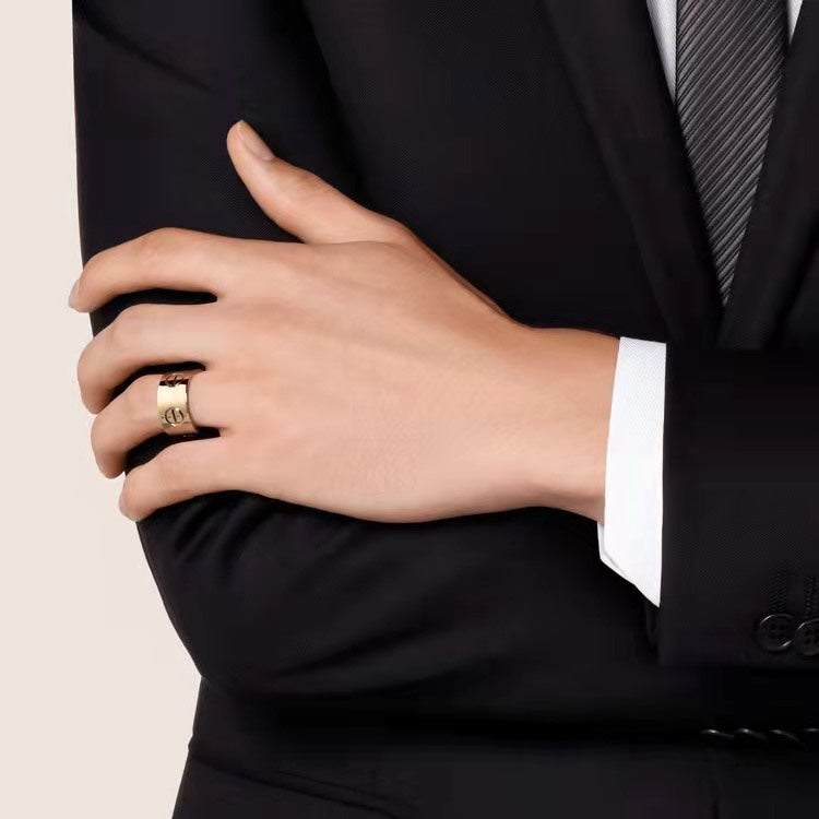 [Psychic Jewelrys]LOVE 11MM LARGE RING