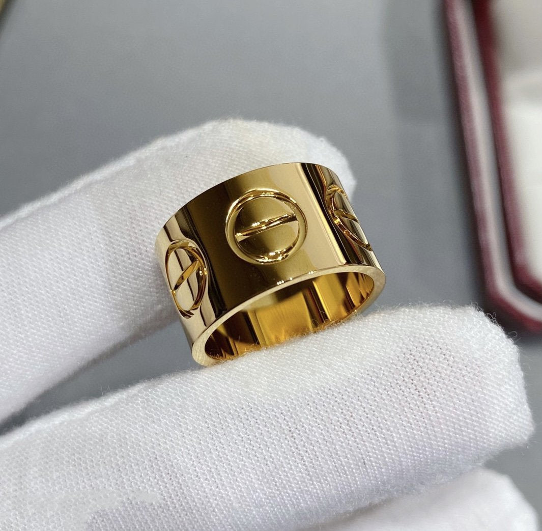 [Psychic Jewelrys]LOVE 11MM LARGE RING
