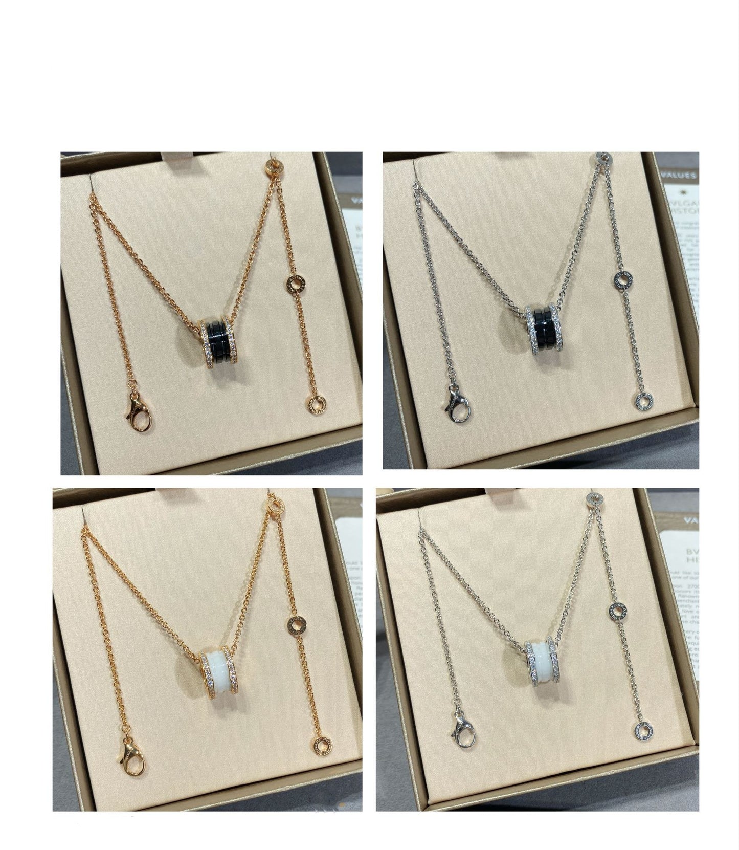 [Psychic Jewelrys]ZERO 1 DIAMOND CERAMIC NECKLACE