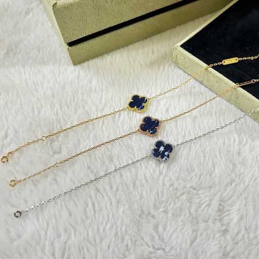 [Psychic Jewelrys]CLOVER 1 MOTIF PIETERSITE BRACELET