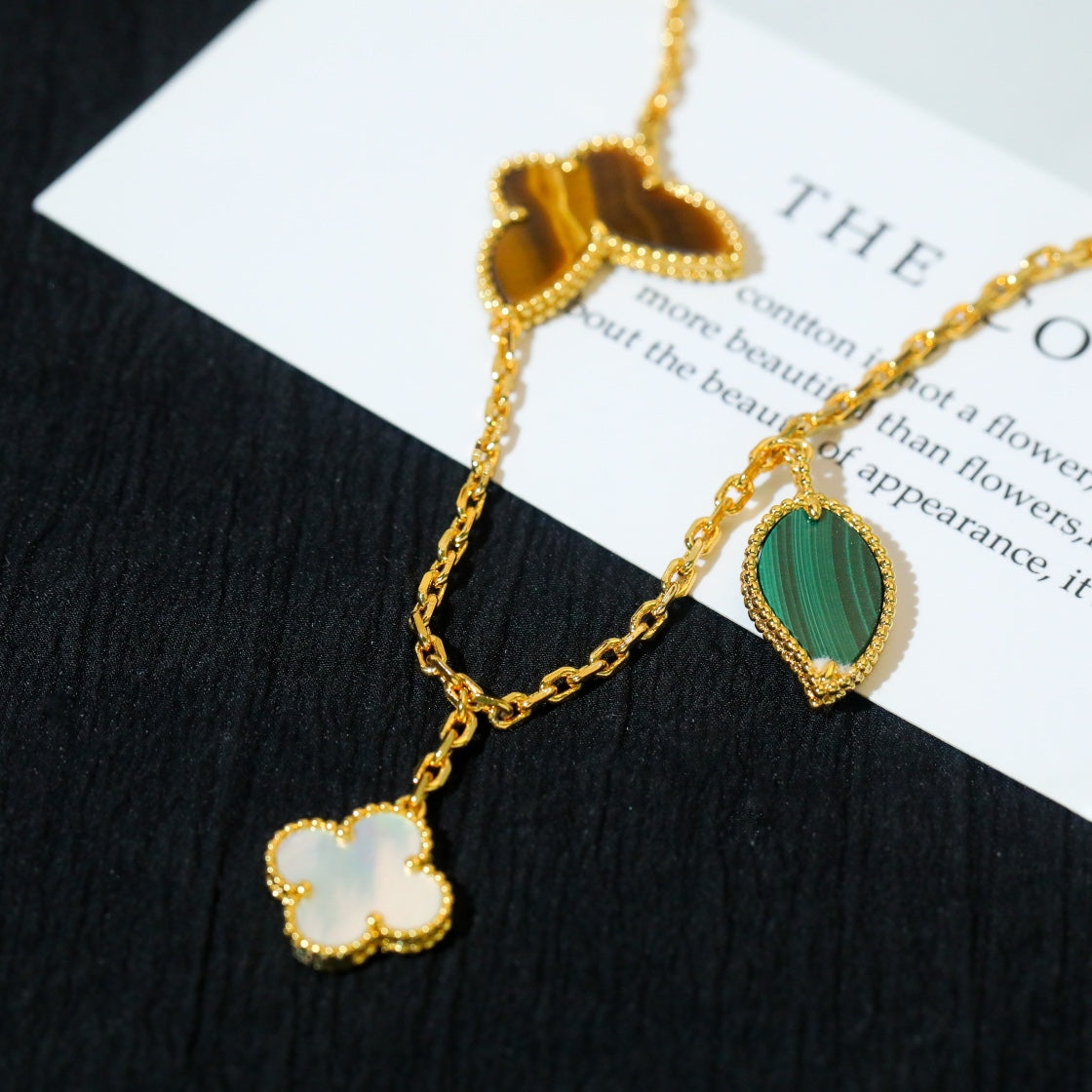 [Psychic Jewelrys]LUCKY SPRING 5 MOTIF GOLD BRACELET