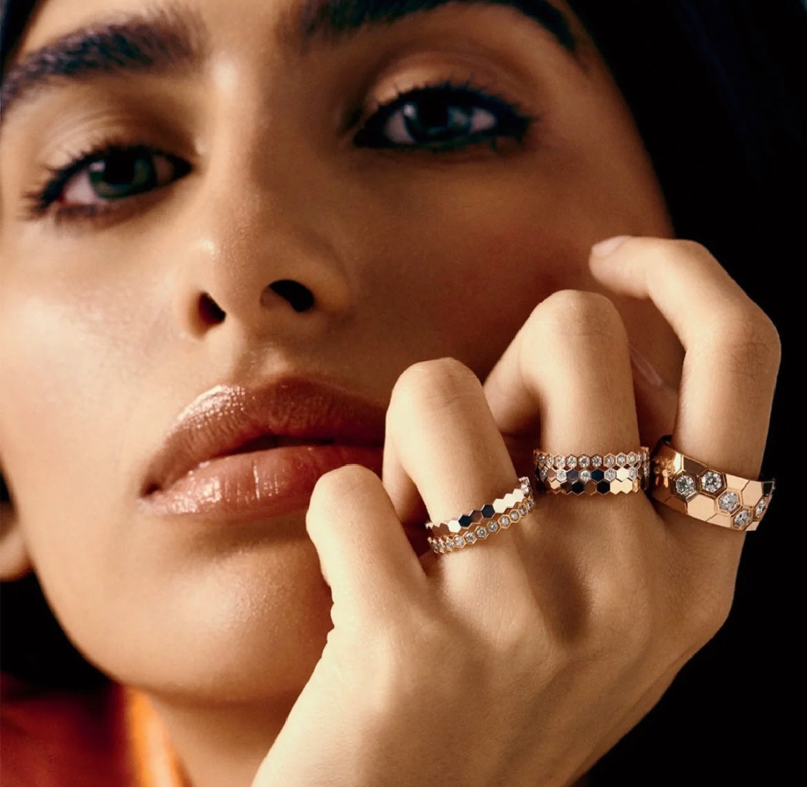 [Psychic Jewelrys]BEE LOVE DIAMOND LARGE RING