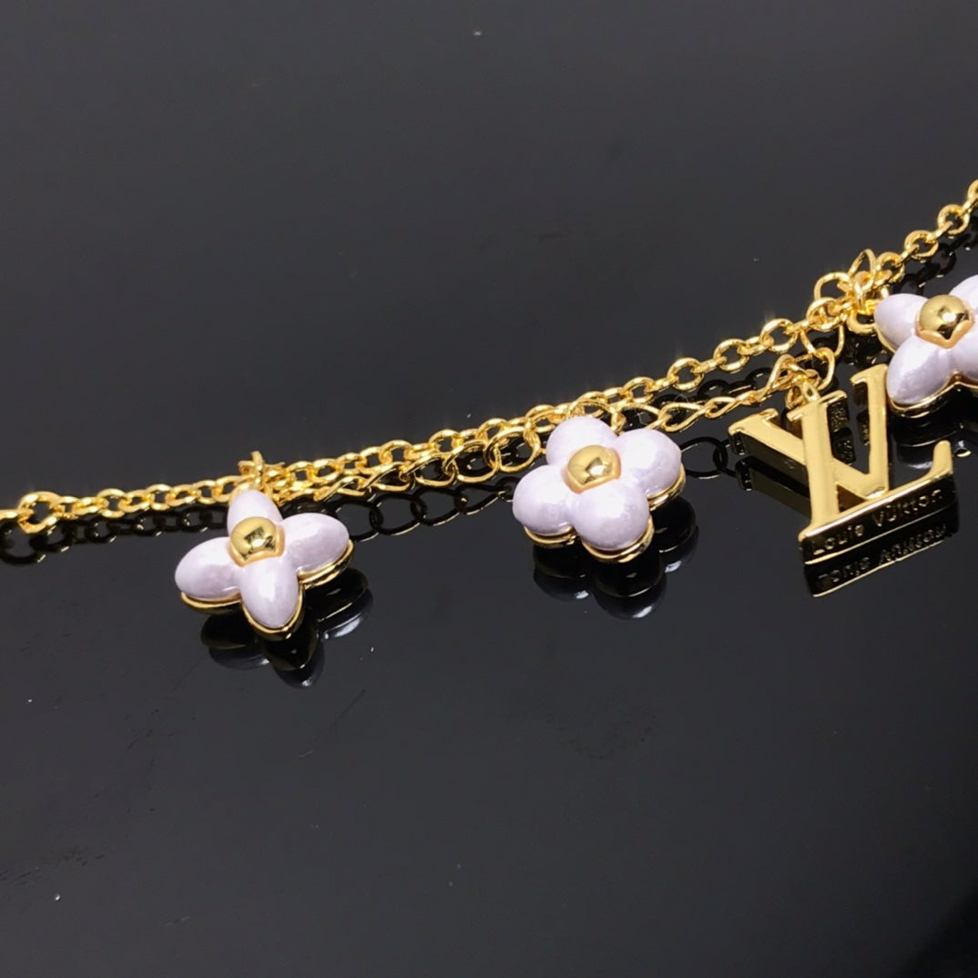 [Psychic Jewelrys]LOGO 6 MOTIF STAR AND SUN GOLD BRACELET