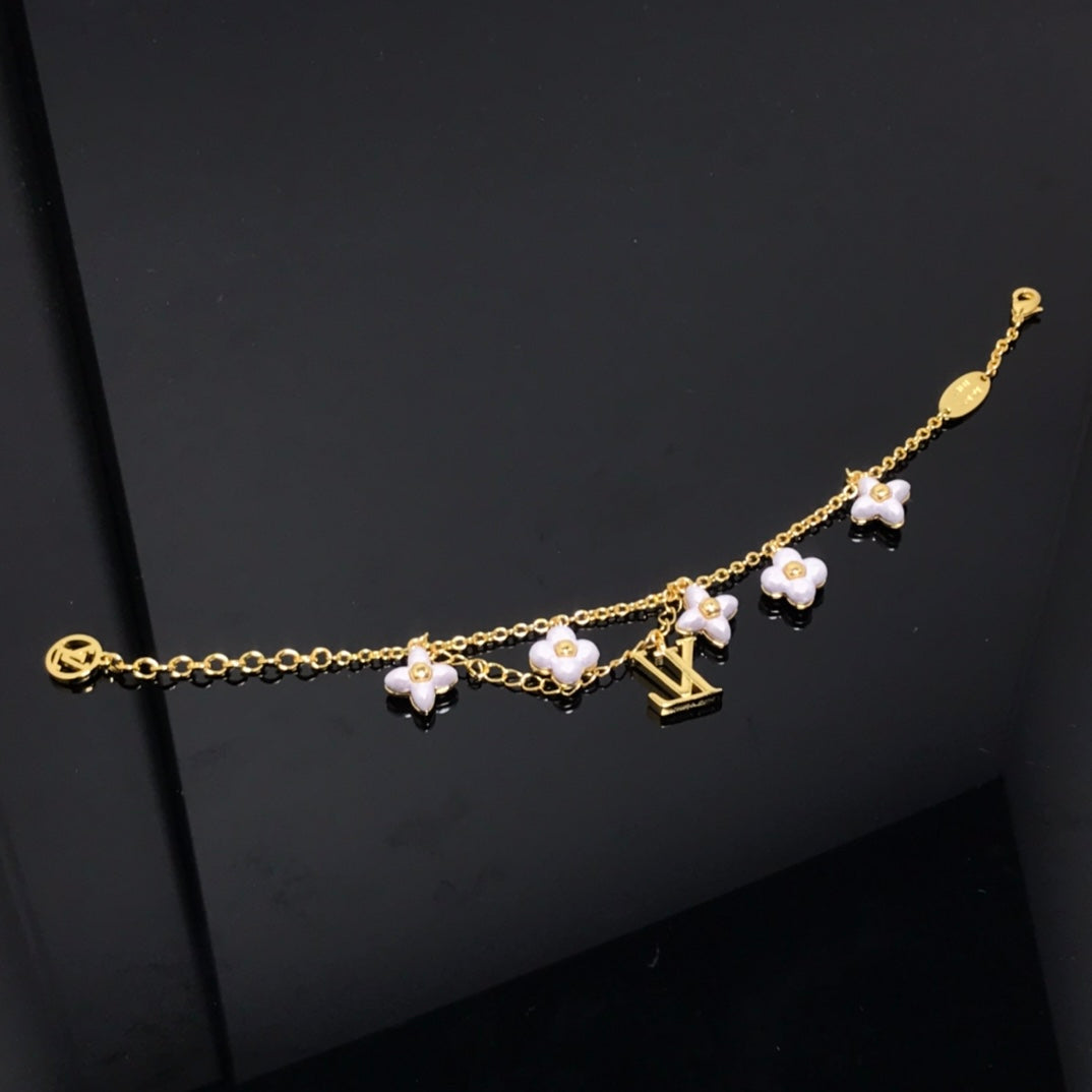 [Psychic Jewelrys]LOGO 6 MOTIF STAR AND SUN GOLD BRACELET