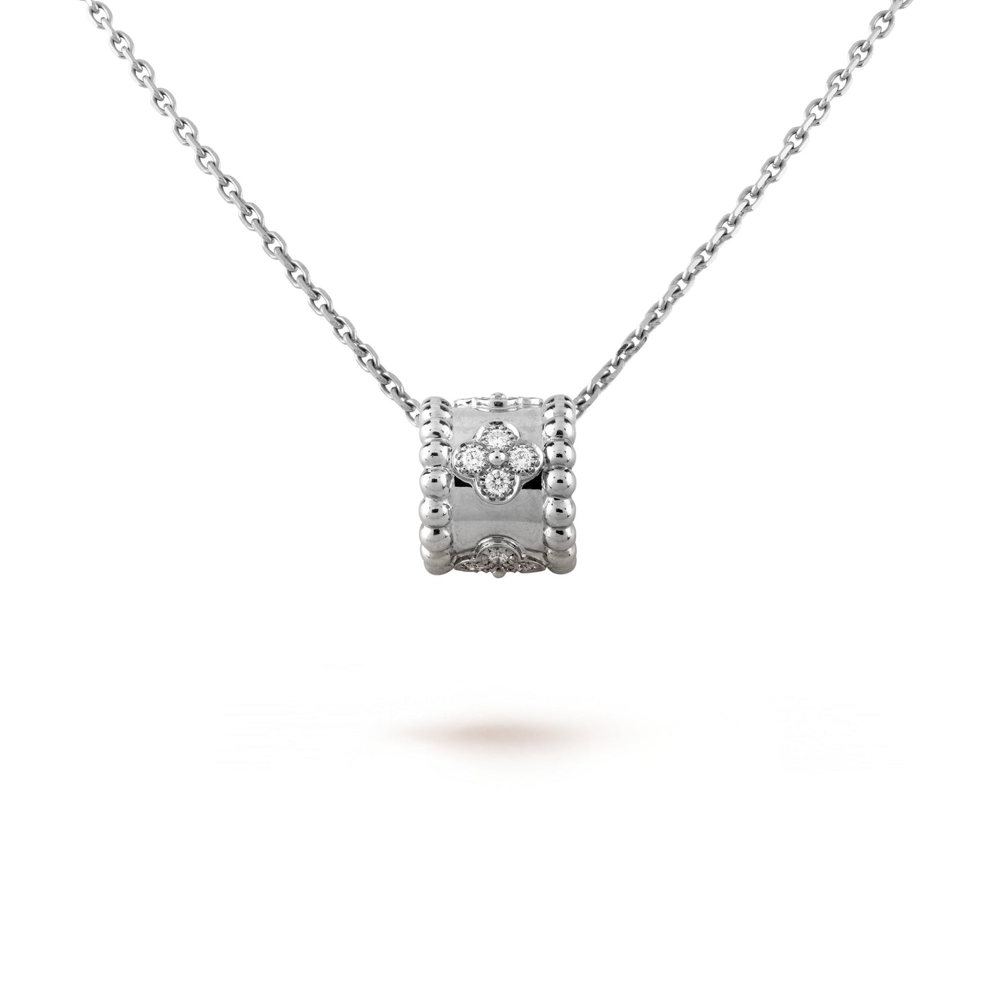 [Psychic Jewelrys]PERLEE PEDANT SIVLER DIAMOND NECKLACE