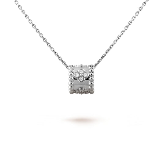 [Psychic Jewelrys]PERLEE PEDANT SIVLER DIAMOND NECKLACE