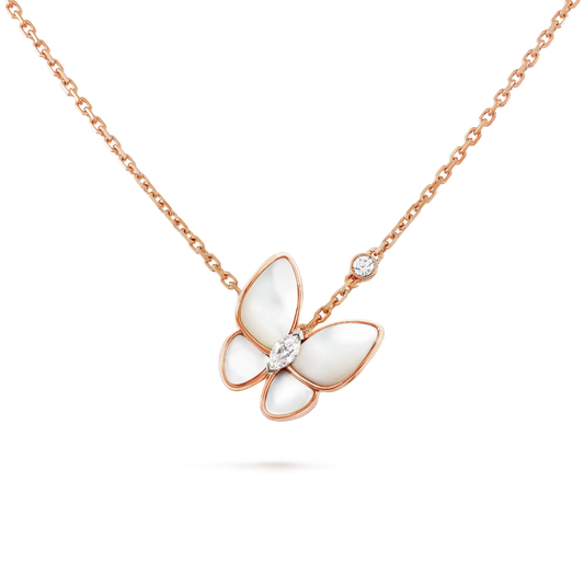[Psychic Jewelrys]BUTTERFLY MOP DIAMOND NECKLACE