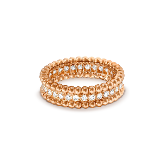 [Psychic Jewelrys]PERLEE DIAMOND ROSE GOLD RING