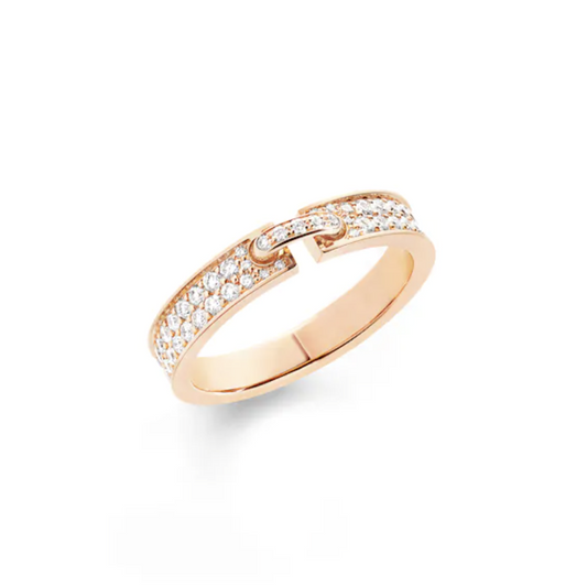 [Psychic Jewelrys]ALLIANCE LIENS VIDENCE PAVED DIAMOND 4MM RING