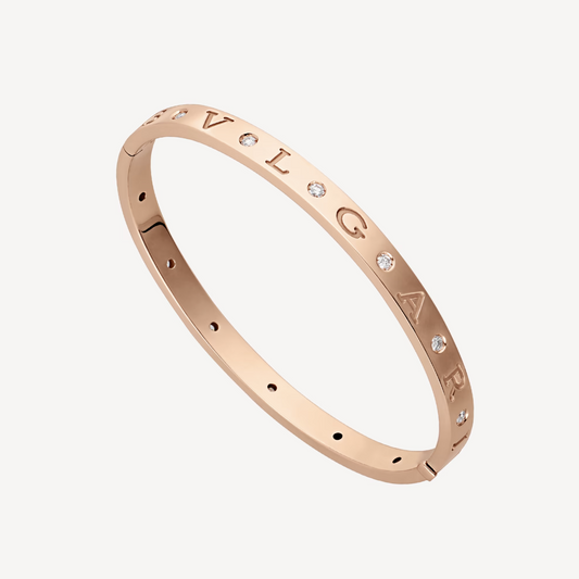 [Psychic Jewelrys]ZERO 1 PINK GOLD 12 DIAMONDS BRACELET