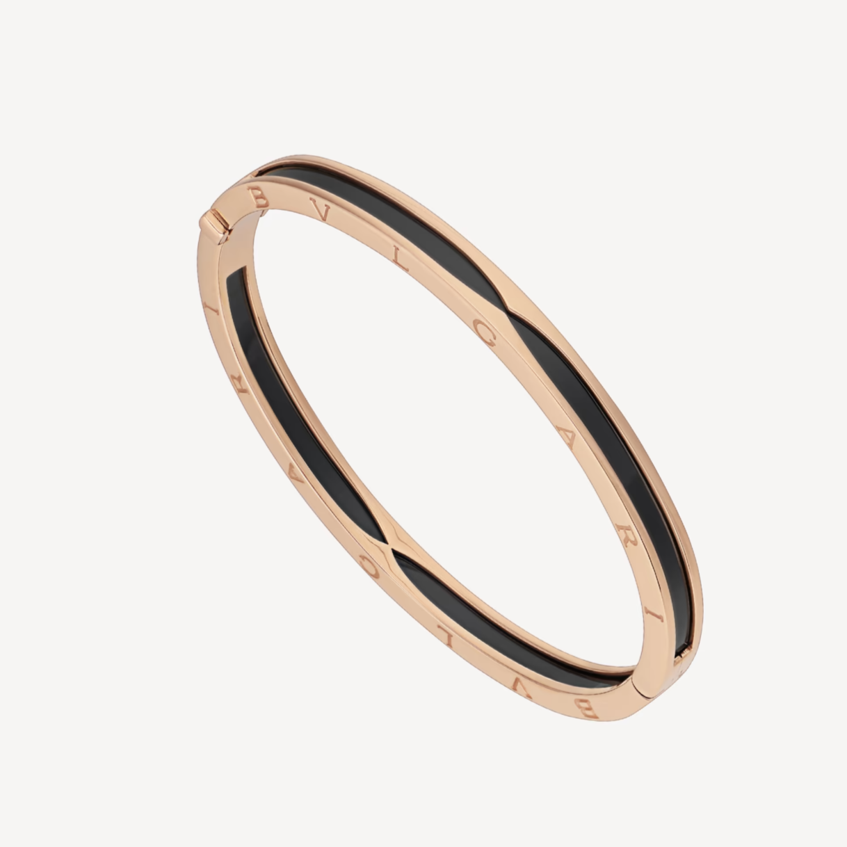 [Psychic Jewelrys]ZERO 1 PINK GOLD WITH BLACK CERAMIC BRACELET