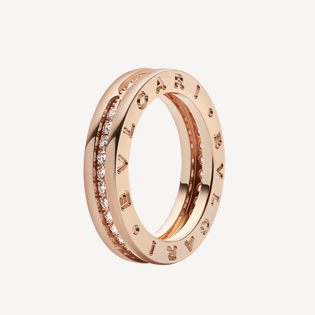 [Psychic Jewelrys]ZERO 1 ONE-BAND PAVED DIAMONDS ON THE SPIRAL RING