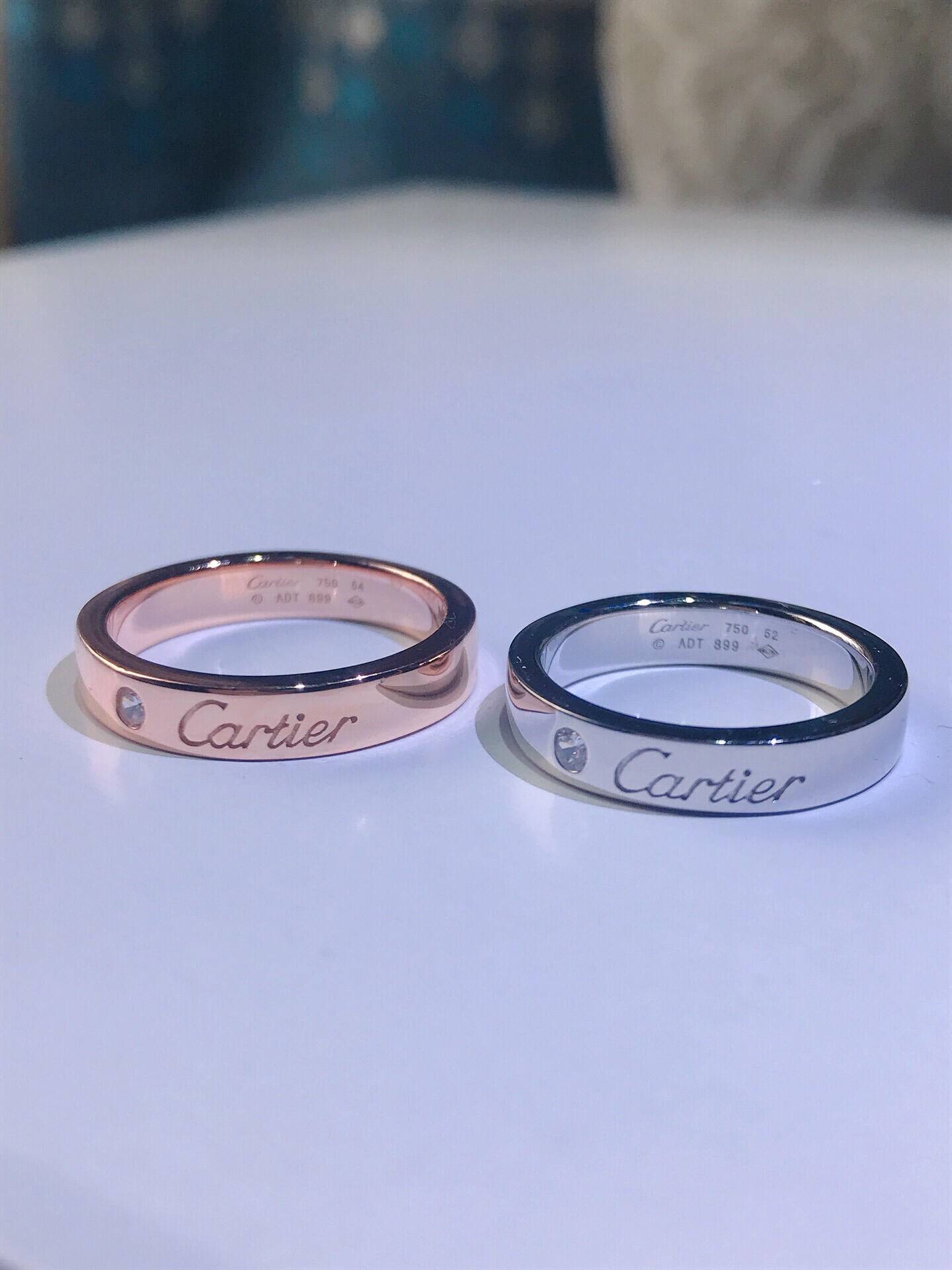 [Psychic Jewelrys]C PLATINUM 1 DIAMOND RING
