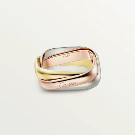 [Psychic Jewelrys]TRINITY RING GOLD PINK GOLD SILVER
