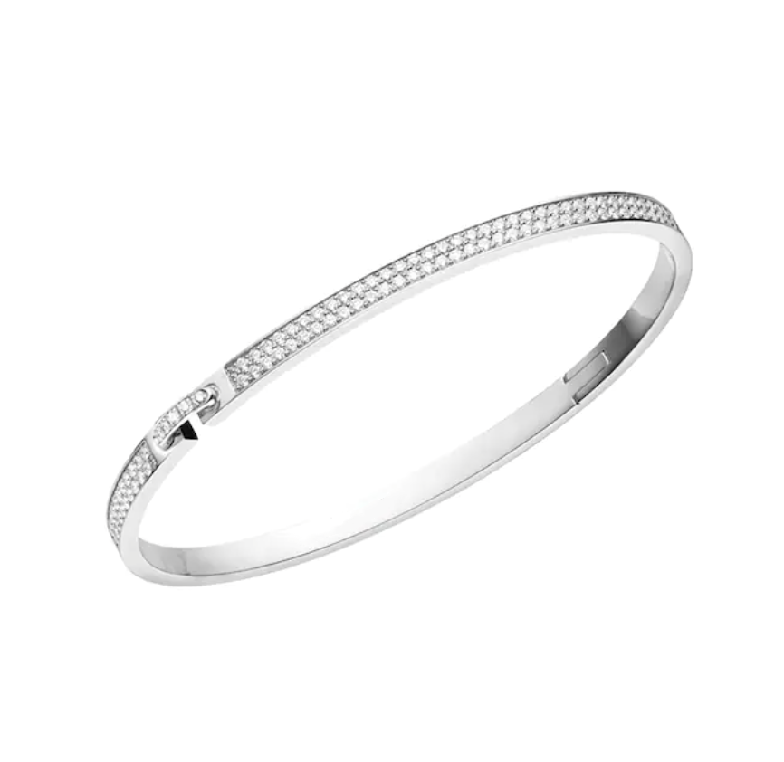 [Psychic Jewelrys]LIENS VIDENCE DIAMOND PAVED BRACELET