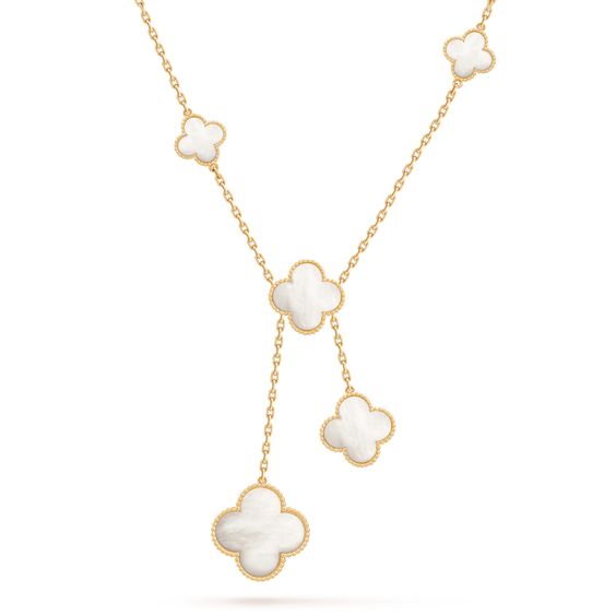 [Psychic Jewelrys]CLOVER MOTHER OF PEARL NECKLACE 6 MOTIF