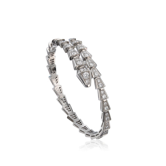 [Psychic Jewelrys]SERPENTI BRACELET 6MM SILVER DIAMOND