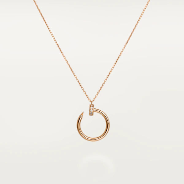 [Psychic Jewelrys]JUSTE NECKLACE PINK GOLD