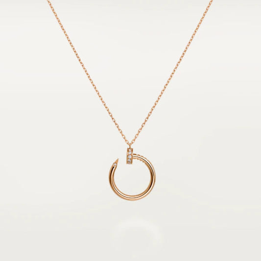 [Psychic Jewelrys]JUSTE NECKLACE PINK GOLD