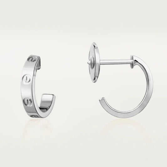 [Psychic Jewelrys]LOVE EARRINGS 2.65MM SILVER