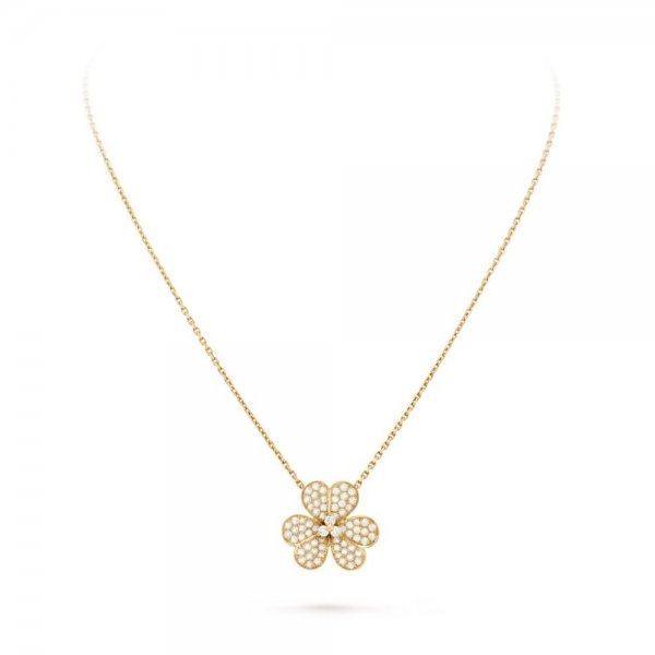 [Psychic Jewelrys]FLOWER DIAMOND NECKLACE