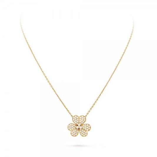 [Psychic Jewelrys]FLOWER DIAMOND NECKLACE