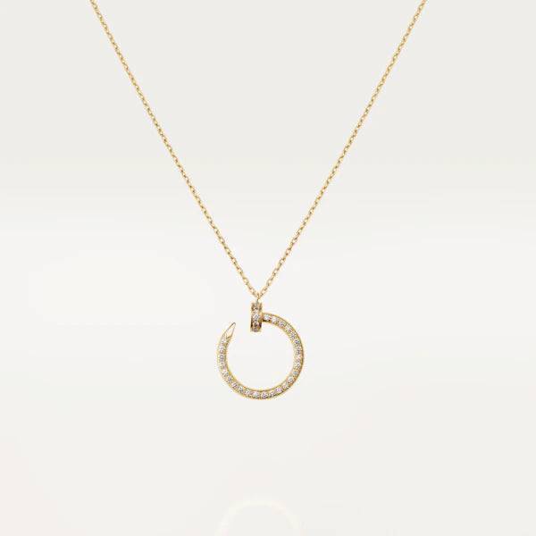 [Psychic Jewelrys]JUSTE NECKLACE GOLD DIAMONDS