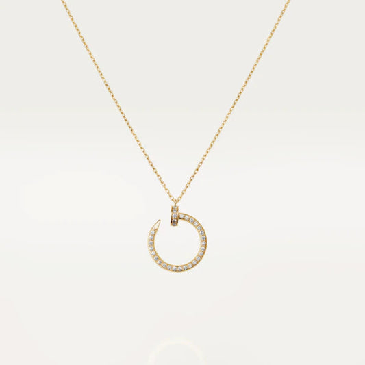 [Psychic Jewelrys]JUSTE NECKLACE GOLD DIAMONDS
