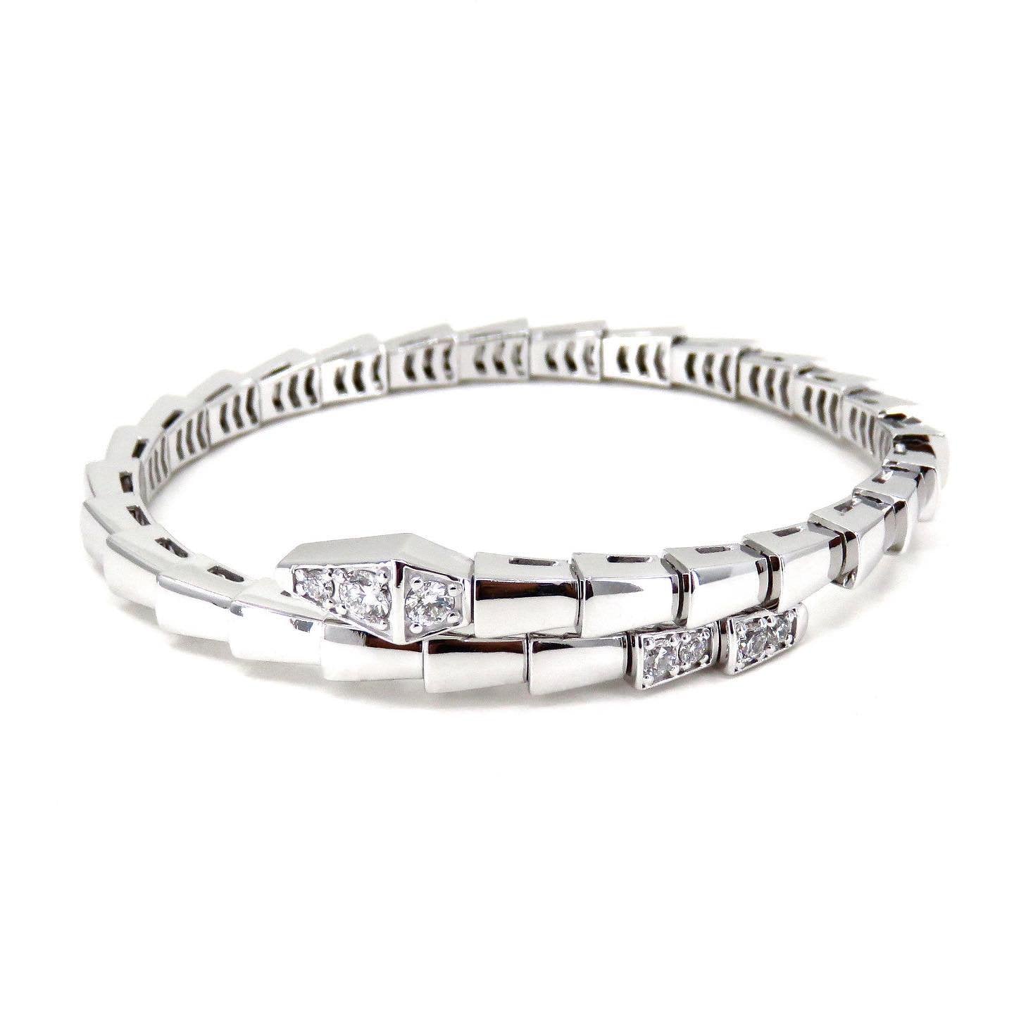 [Psychic Jewelrys]SERPENTI BRACELET DIAMONDS SILVER