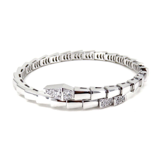[Psychic Jewelrys]SERPENTI BRACELET DIAMONDS SILVER
