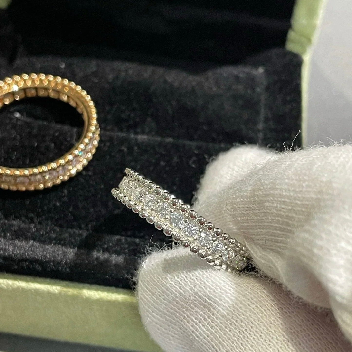 [Psychic Jewelrys]PERLEE DIAMOND ROSE GOLD RING