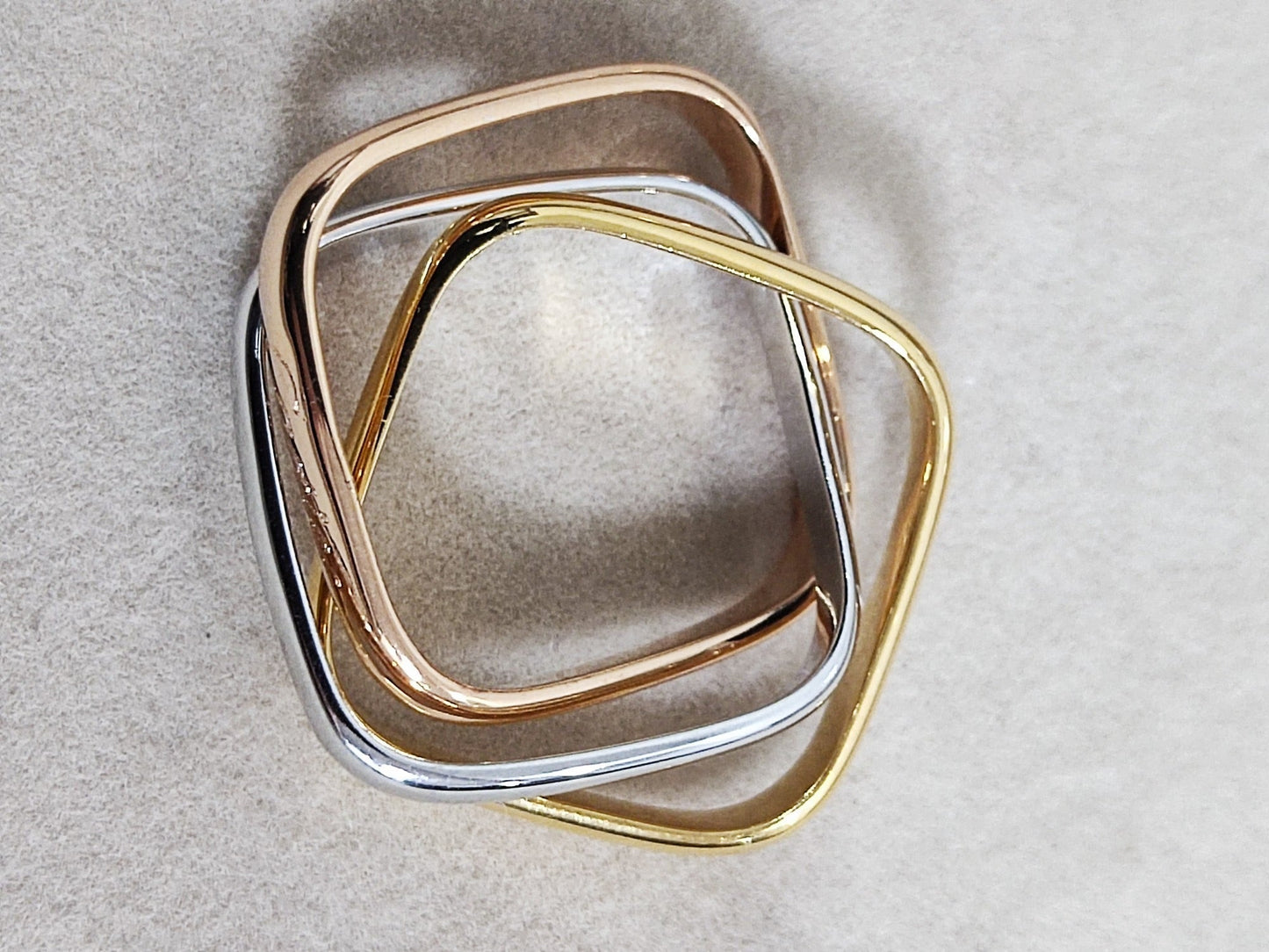 [Psychic Jewelrys]TRINITY RING GOLD PINK GOLD SILVER