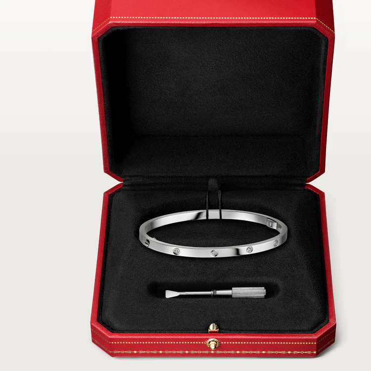 [Psychic Jewelrys]LOVE BRACELET 3.65MM 10 DIAMONDS