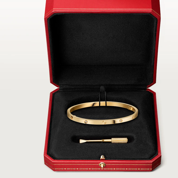 [Psychic Jewelrys]LOVE BRACELET 3.65MM 6 DIAMONDS