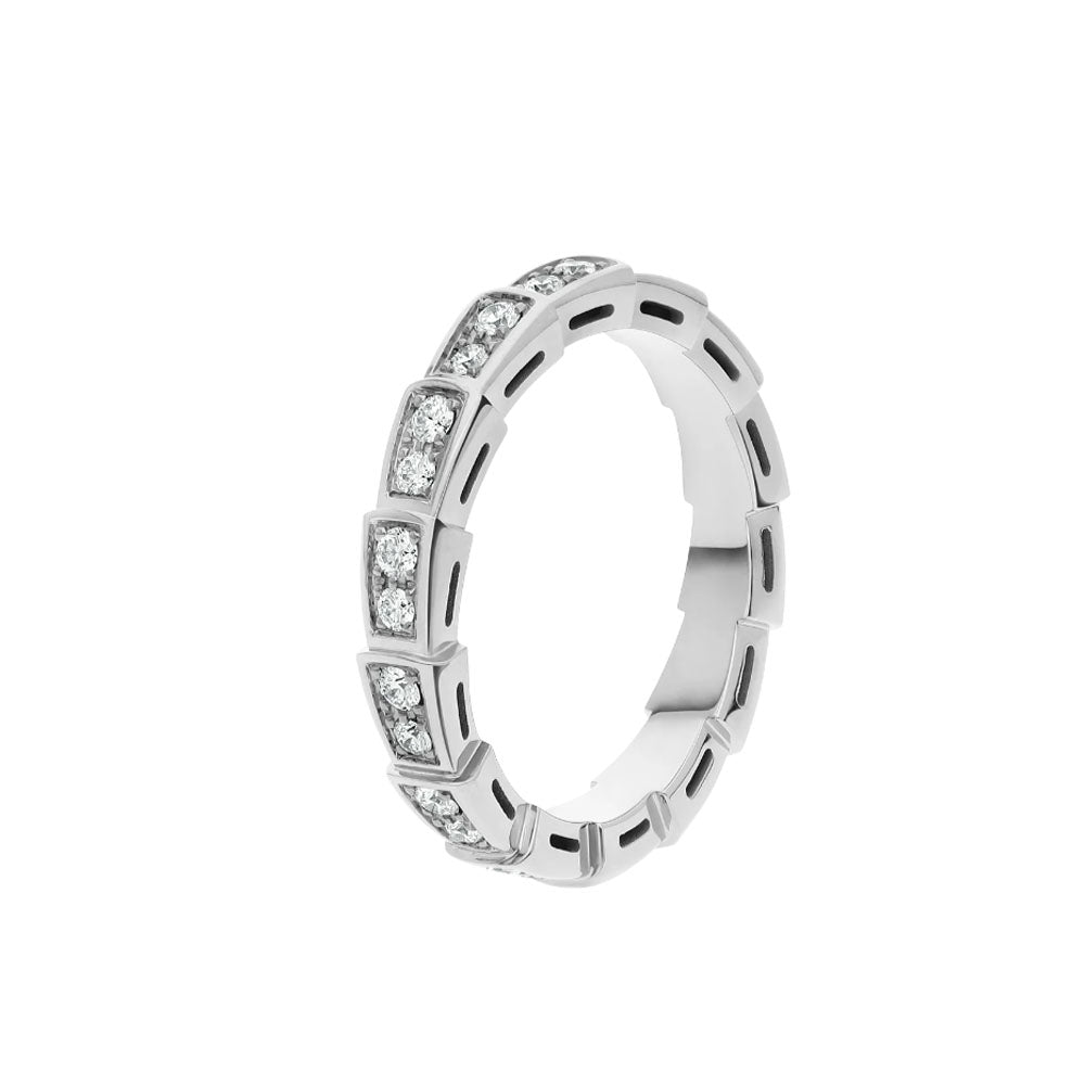 [Psychic Jewelrys]SERPENTI RING SILVER DIAMOND PAVED 3MM
