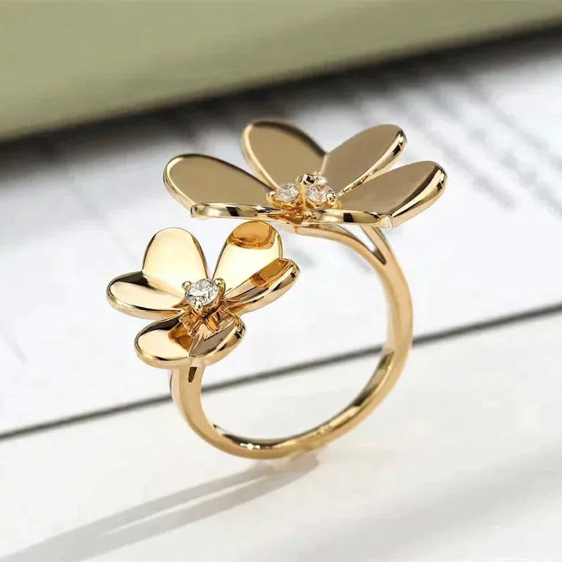 [Psychic Jewelrys]CLOVER COMOS GOLD DIAMOND RING