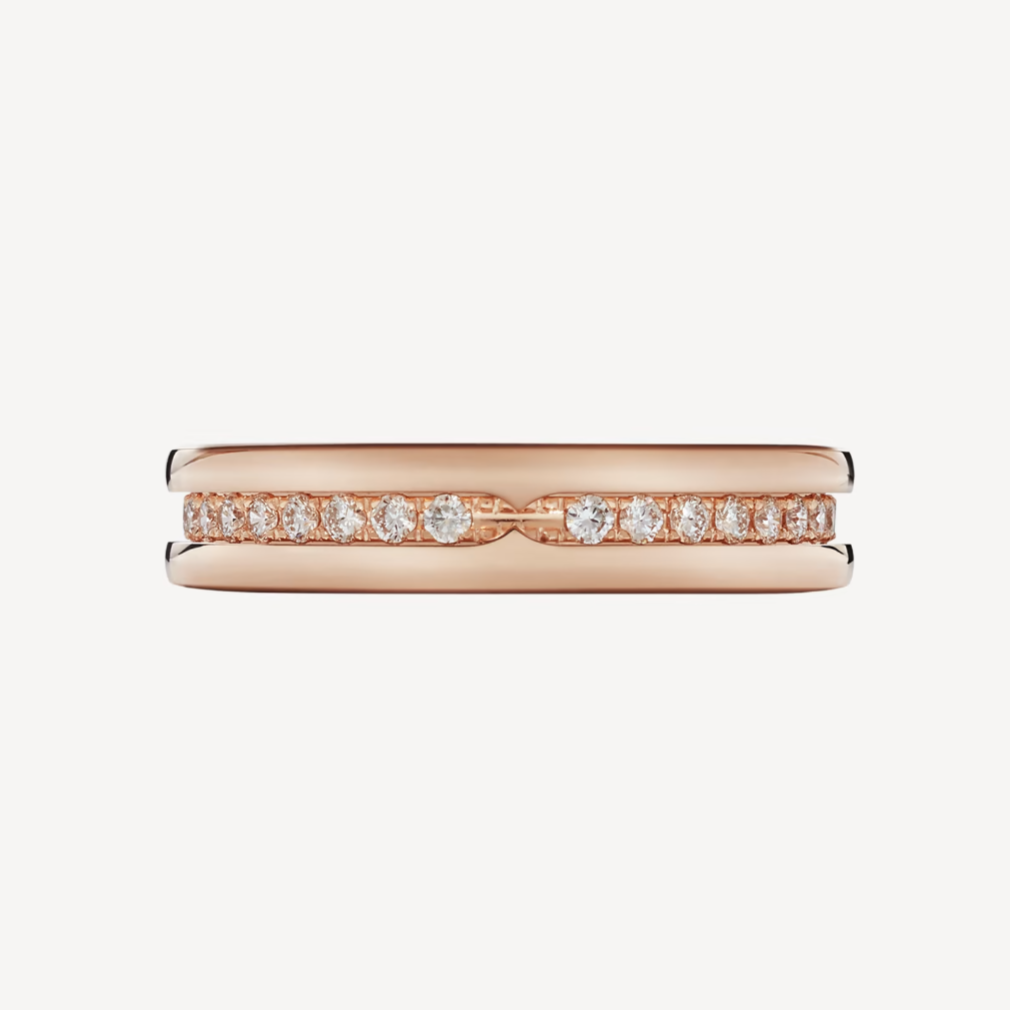 [Psychic Jewelrys]ZERO 1 ONE-BAND PAVED DIAMONDS ON THE SPIRAL RING