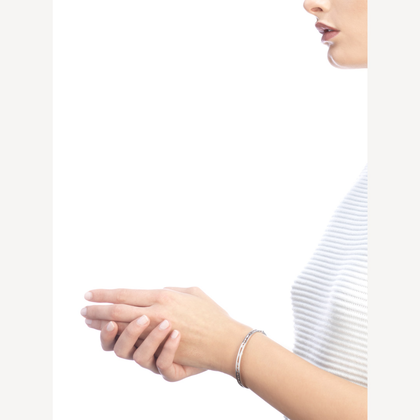 [Psychic Jewelrys]ZERO 1 SPIRAL LOGO SILVER BRACELET