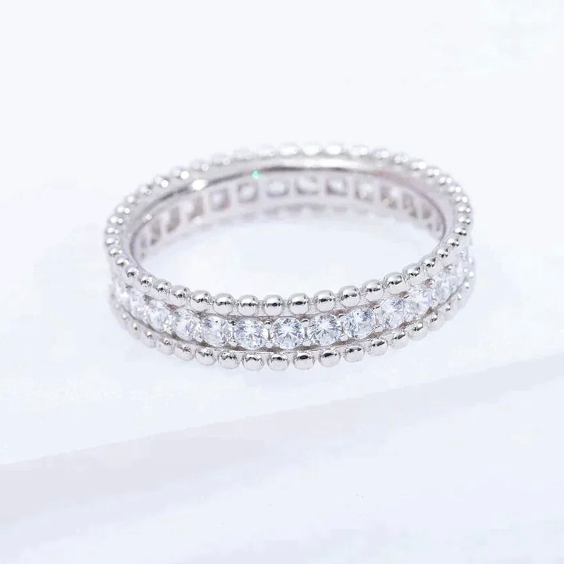 [Psychic Jewelrys]PERLEE DIAMOND SILVER RING