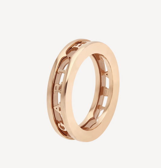 [Psychic Jewelrys]ZERO 1 ONE-BAND WITH OPENWORK LOGO SPIRAL RING