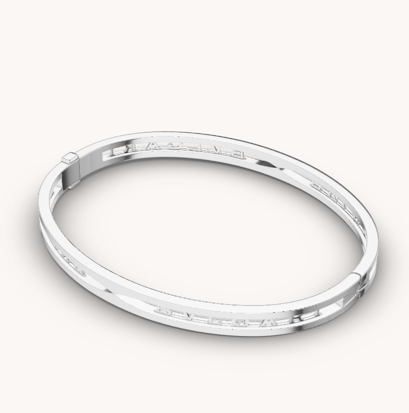 [Psychic Jewelrys]ZERO 1 SPIRAL LOGO SILVER BRACELET