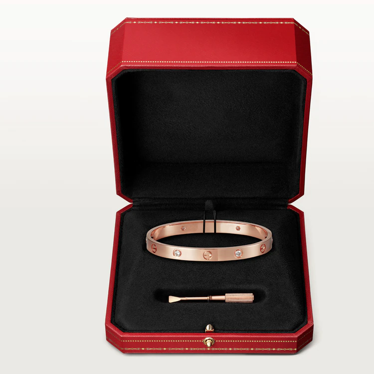 [Psychic Jewelrys]LOVE BRACELET 6.1MM 4 DIAMONDS