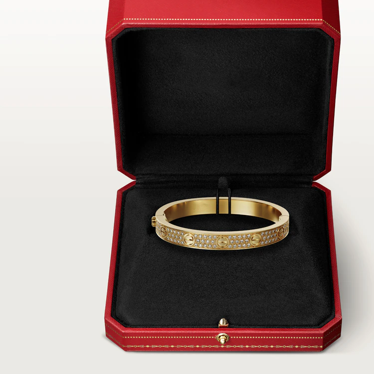 [Psychic Jewelrys]LOVE BRACELET 6.1MM DIAMOND-PAVED