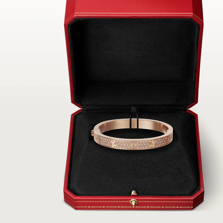 [Psychic Jewelrys]LOVE BRACELET 6.1MM DIAMOND-PAVED